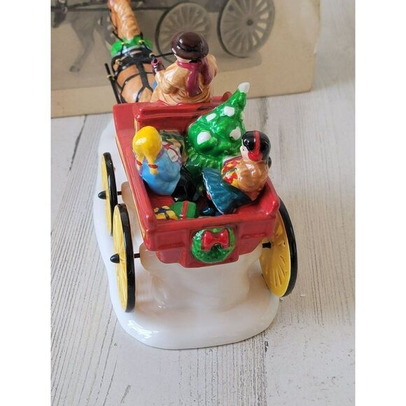 Dept 56 Hitch-up the background 54930 snow village accessory Xmas - Picture 5 of 6